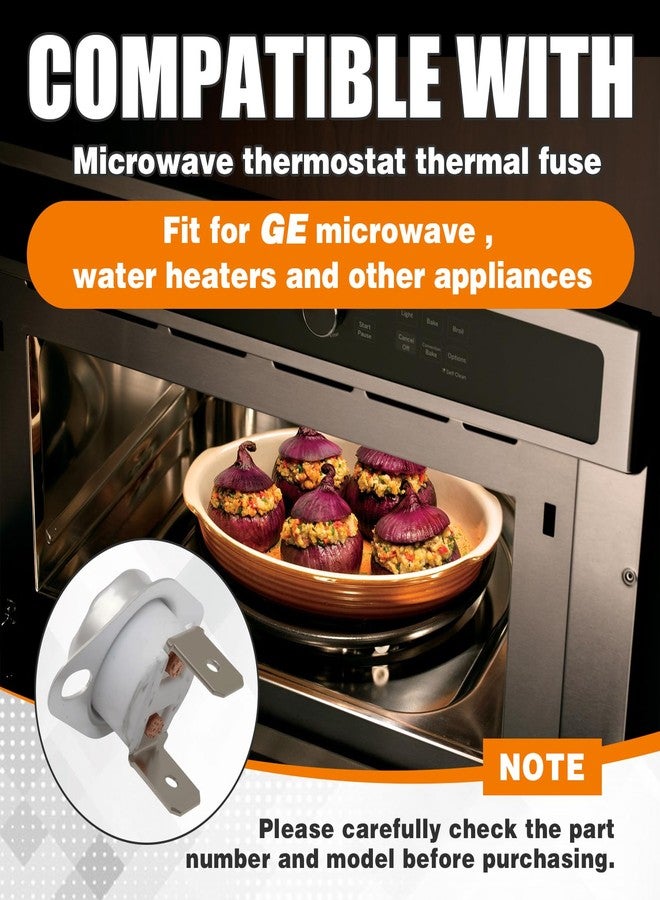 wfsulee KSD201 Microwave Thermostat fits for GE Microwave, Universal Normally Closed Thermal Switch Temperature Switch Replacement for Water Heater,Oven,Coffee Maker ETC. (180°C/356°F) - Image 3